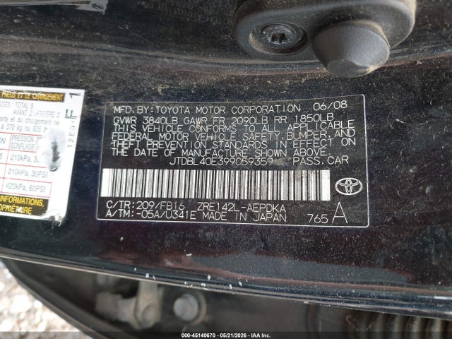 Toyota Corolla Le