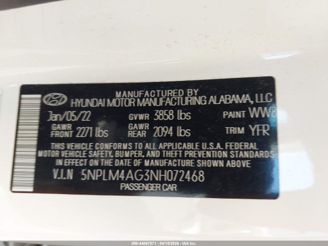 Hyundai ELANTRA Sel