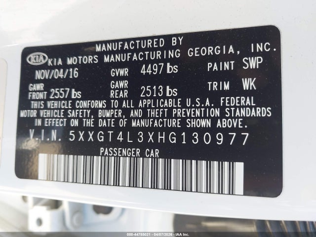 Kia Optima Lx