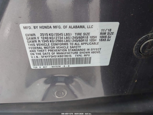 Honda Pilot Ex-l