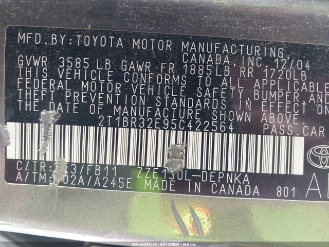 Toyota Corolla Le