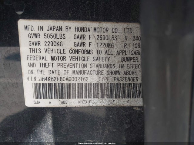Acura RL 3.7