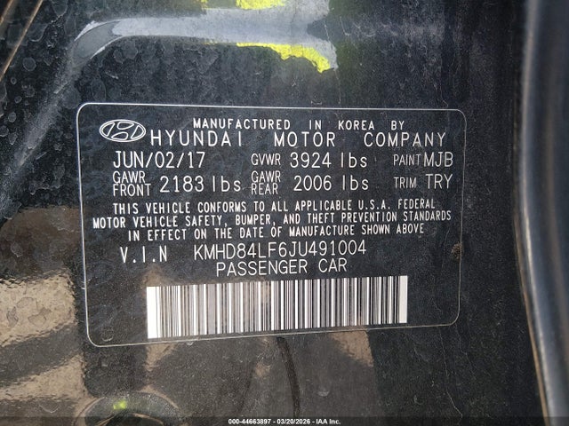 Hyundai ELANTRA Sel