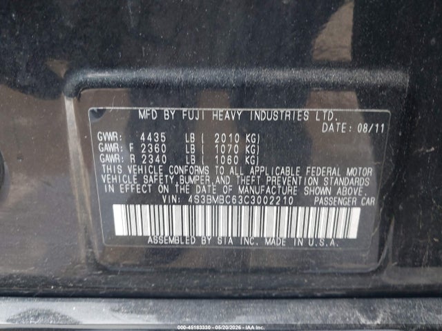 Subaru Legacy 2.5i Premium