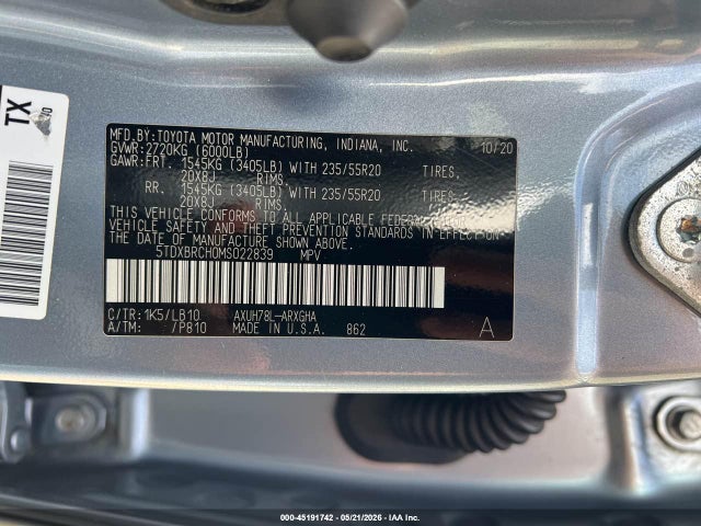 Toyota Highlander Hybrid Limited