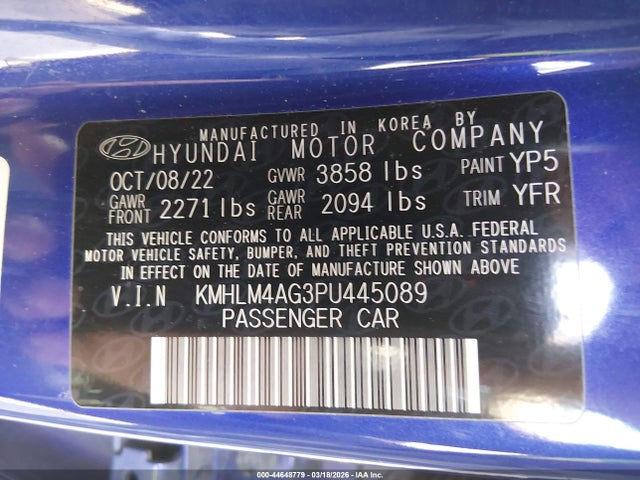 Hyundai ELANTRA Sel