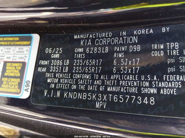 Kia Carnival Lxs