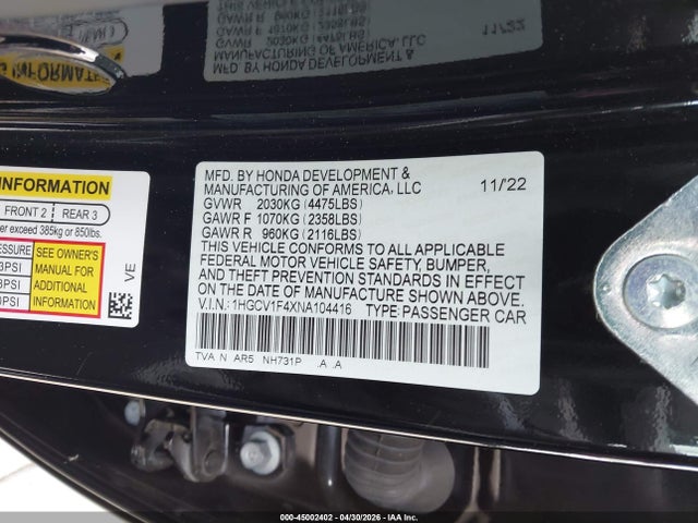 Honda Accord Sport Special Edition