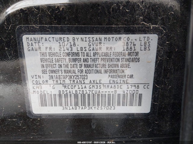 Nissan Sentra S