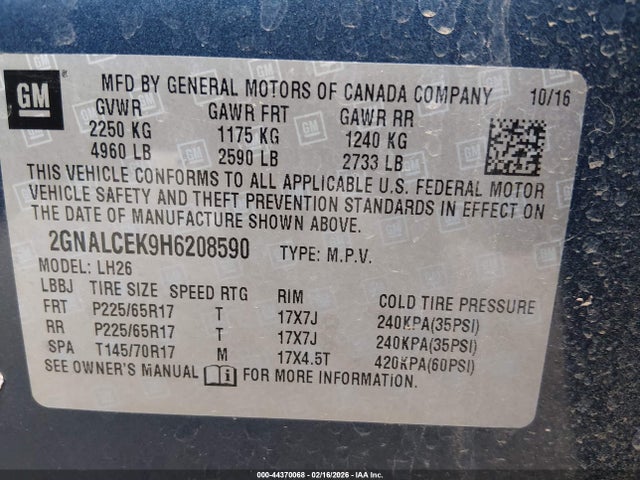 Chevrolet Equinox Lt