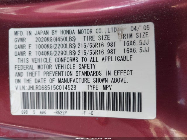 Honda CR-V Lx