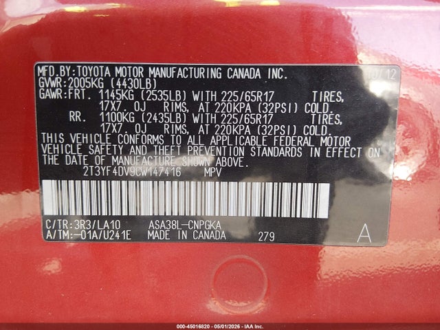 Toyota RAV4 Limited