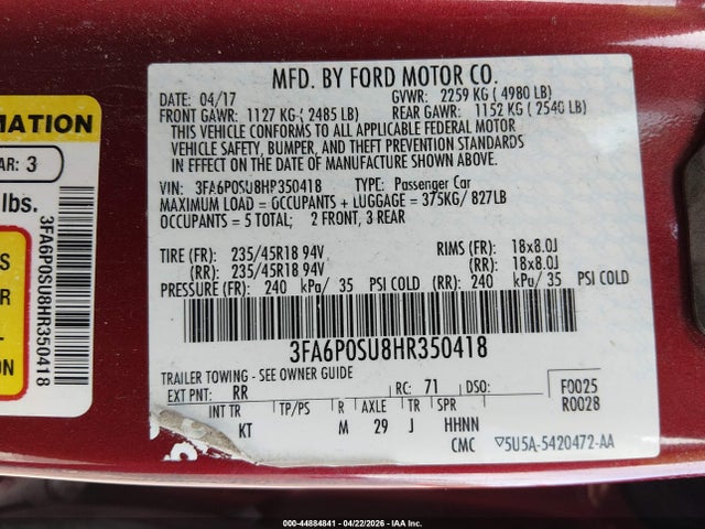 Ford Fusion Titanium