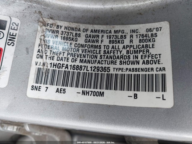 Honda Civic Ex
