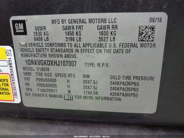 Chevrolet Traverse 1lt