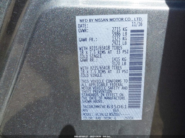 Nissan Pathfinder Sl