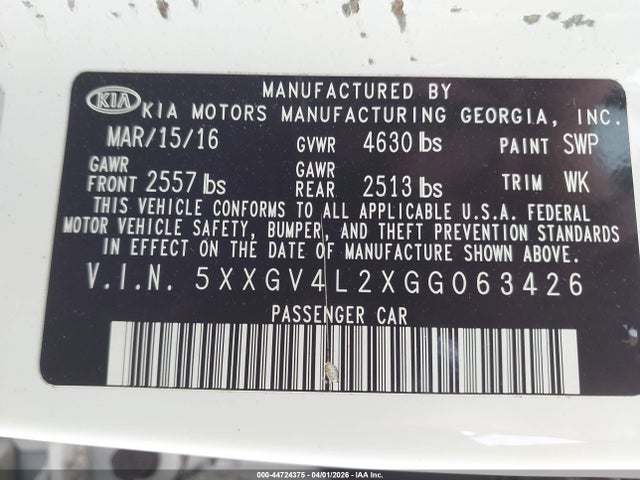 Kia Optima Sxl Turbo