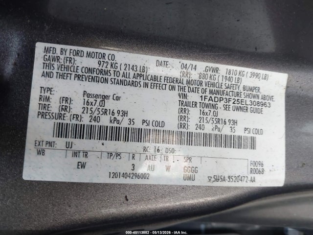 Ford Focus Se