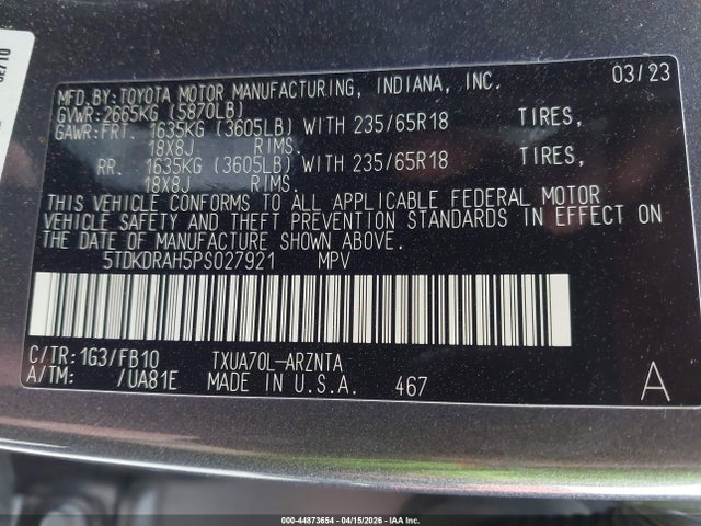 Toyota Highlander L