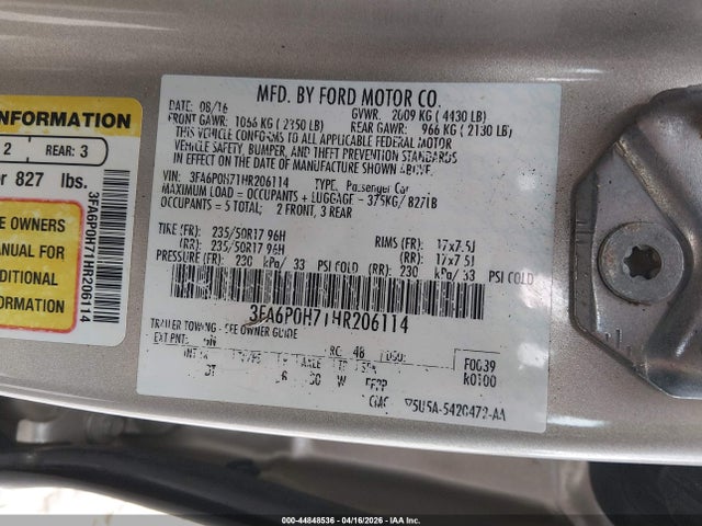 Ford Fusion Se