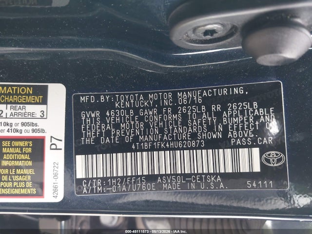 Toyota Camry Se