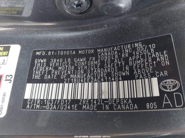 Toyota Corolla S