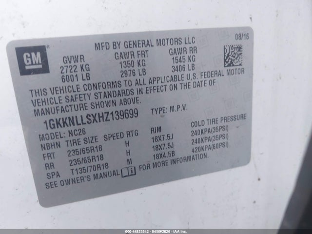 GMC Acadia Sle-2