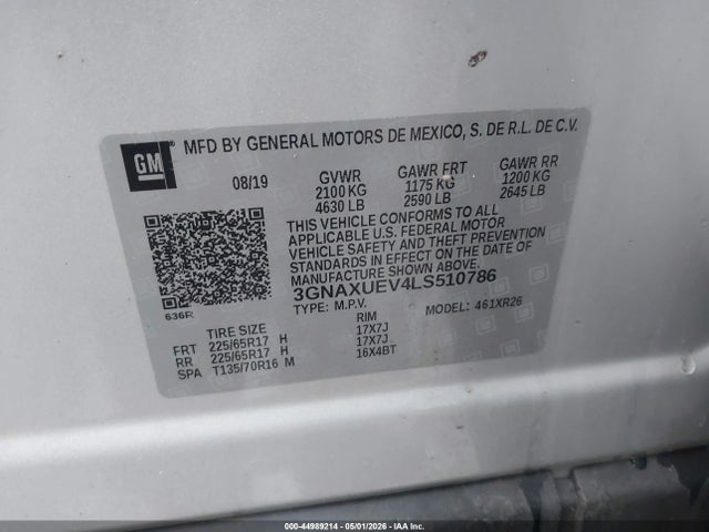 Chevrolet Equinox Awd Lt 1.5l Turbo