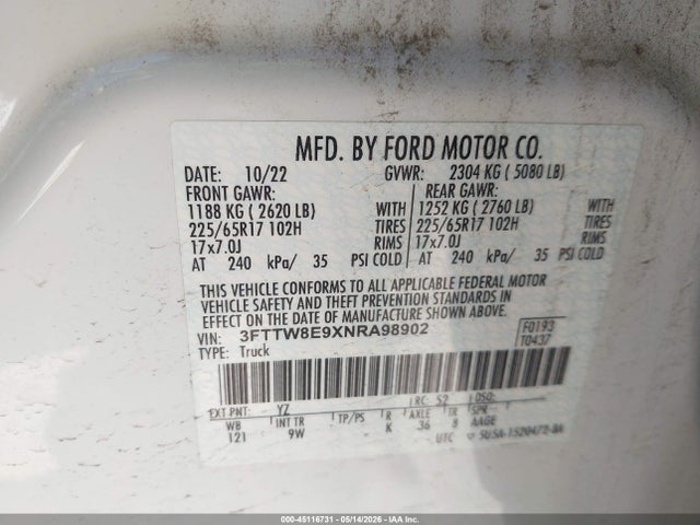 Ford Maverick Xl