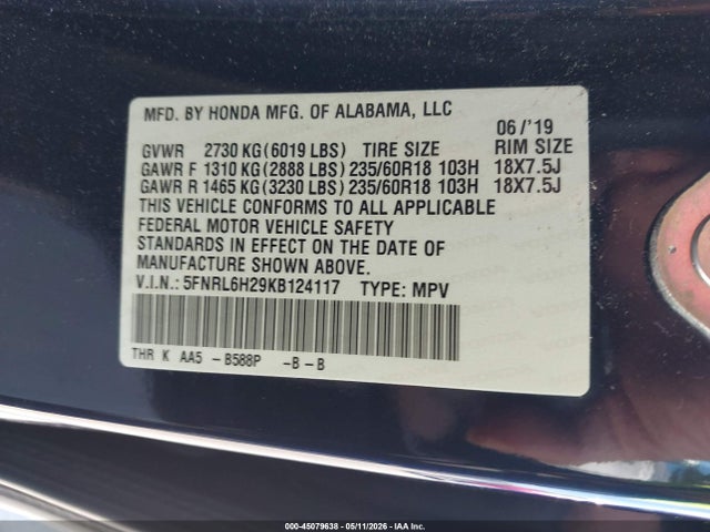 Honda Odyssey Lx