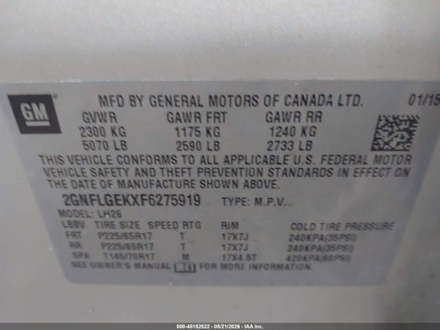Chevrolet Equinox 2lt