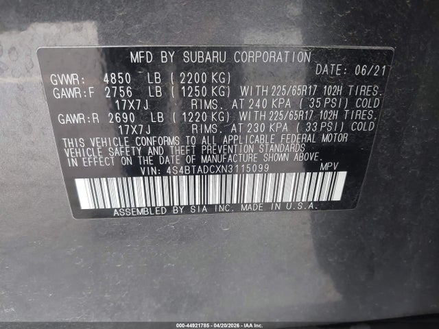Subaru Outback Premium