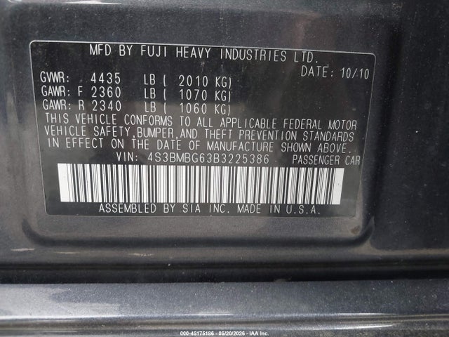 Subaru Legacy 2.5i Premium