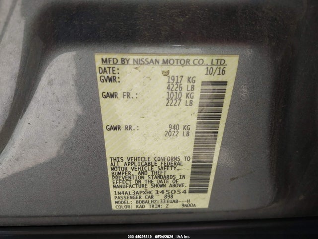 Nissan Altima 2.5 Sr
