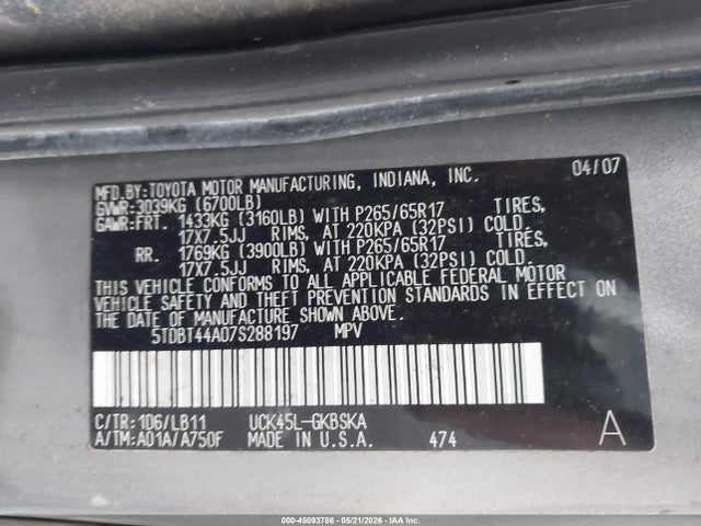 Toyota Sequoia Sr5 V8
