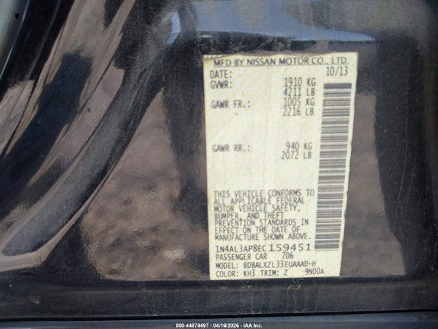 Nissan Altima 2.5 Sl