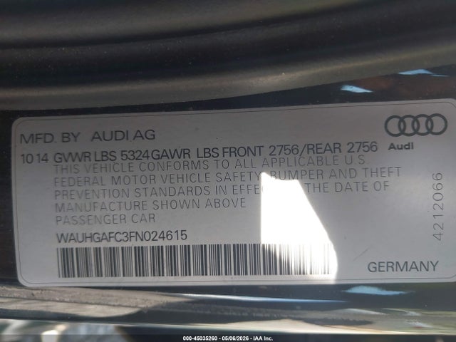 Audi A6 3.0t Premium Plus