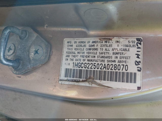 Honda Accord 3.0 Ex