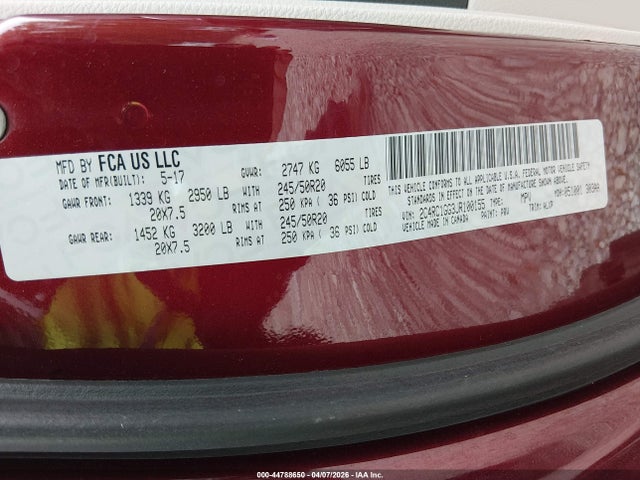 Chrysler Pacifica Limited