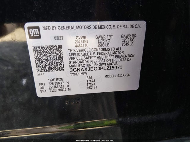 Chevrolet Equinox Lt