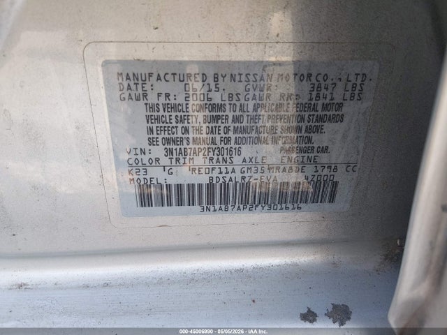 Nissan Sentra Sr