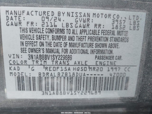 Nissan Sentra S