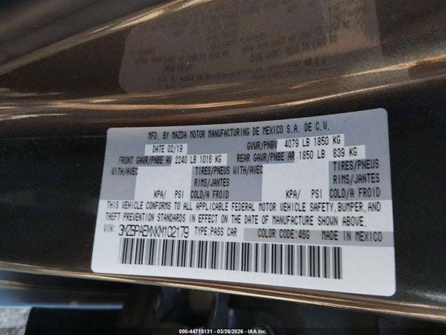 Mazda Mazda3 Premium Package