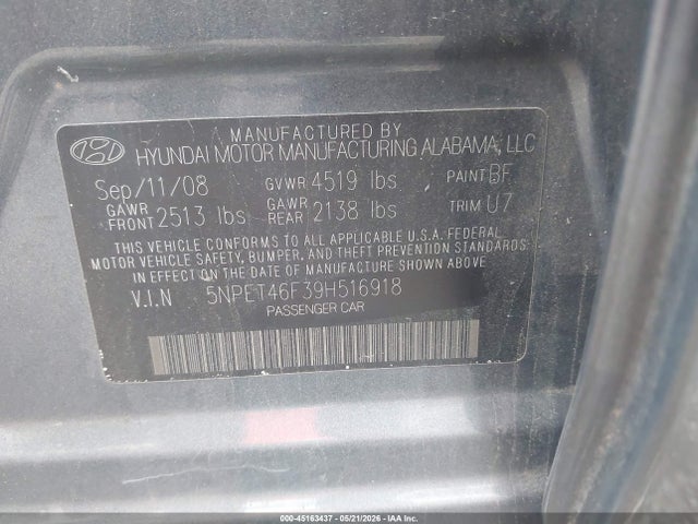 Hyundai SONATA Gls V6