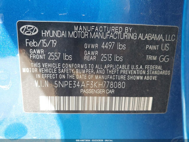 Hyundai SONATA Sel