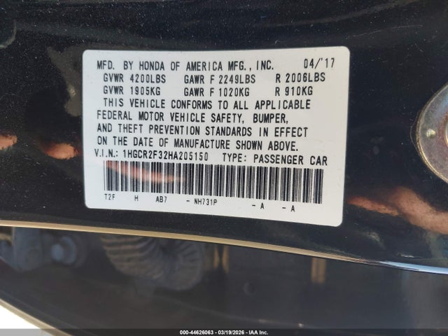 Honda Accord Lx