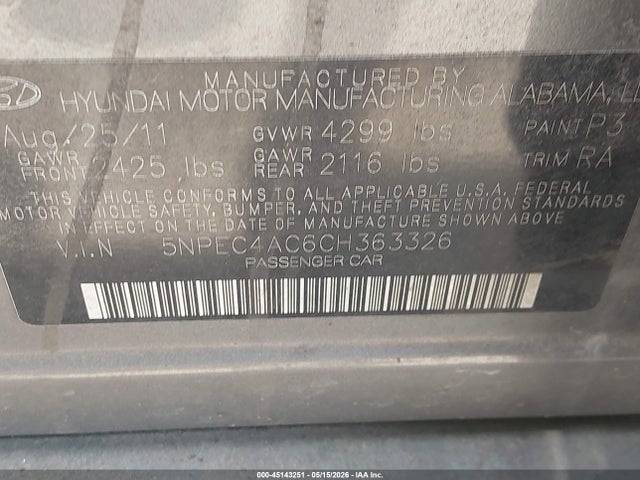 Hyundai SONATA Se