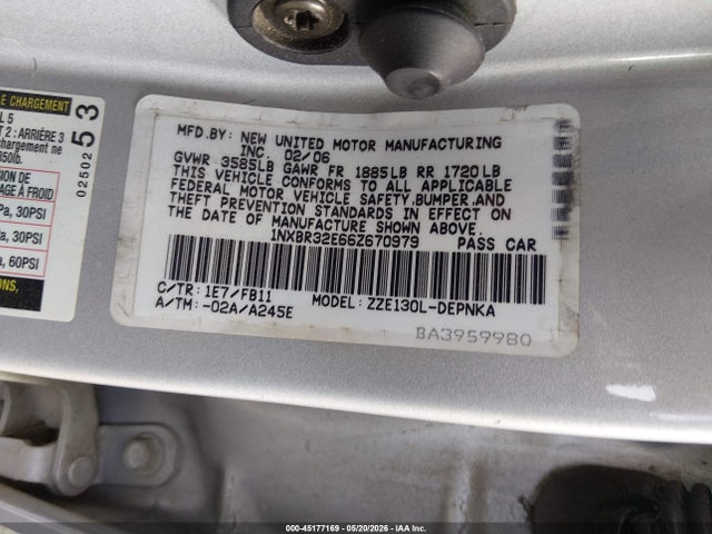 Toyota Corolla Le