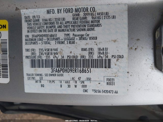 Ford Fusion Se