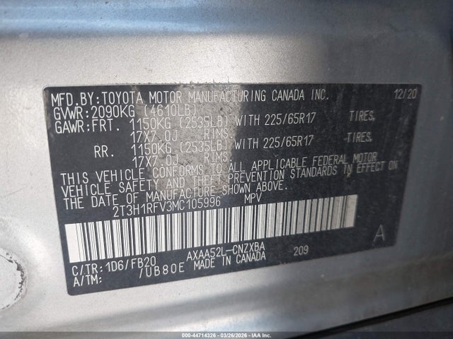 Toyota RAV4 Le